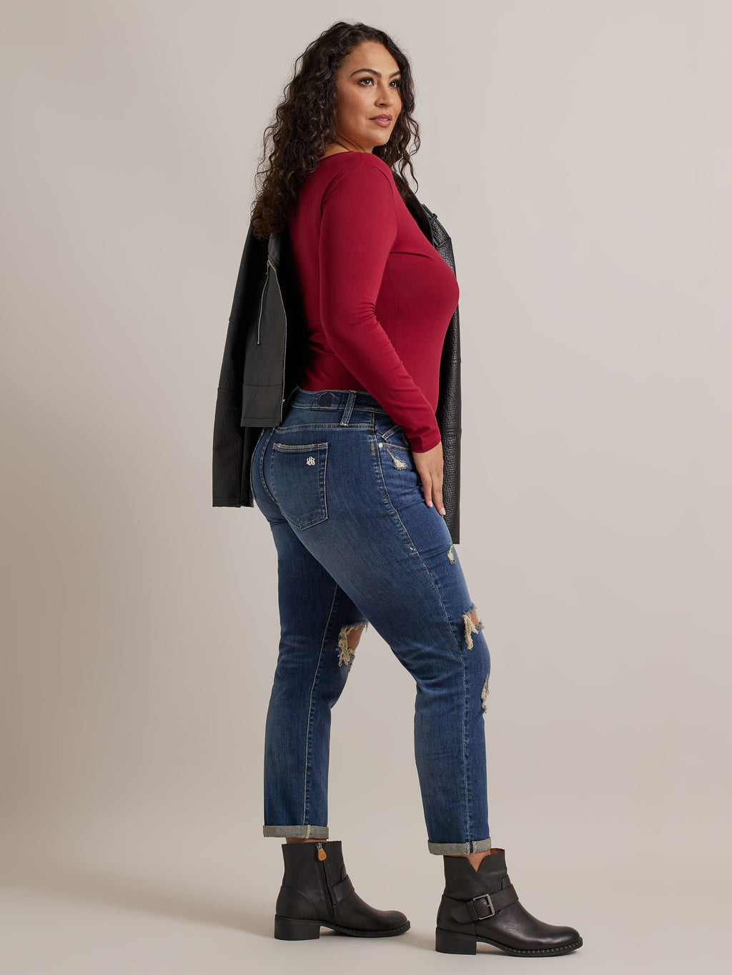 Women's Indee Boyfriend Jean