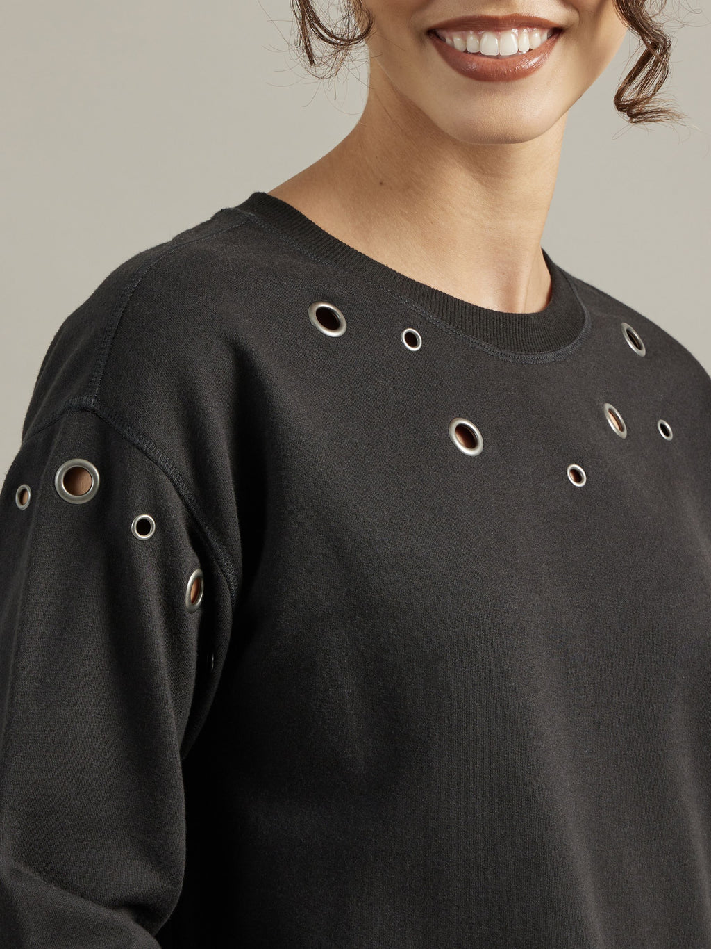 Women's Grommet Sweatshirt