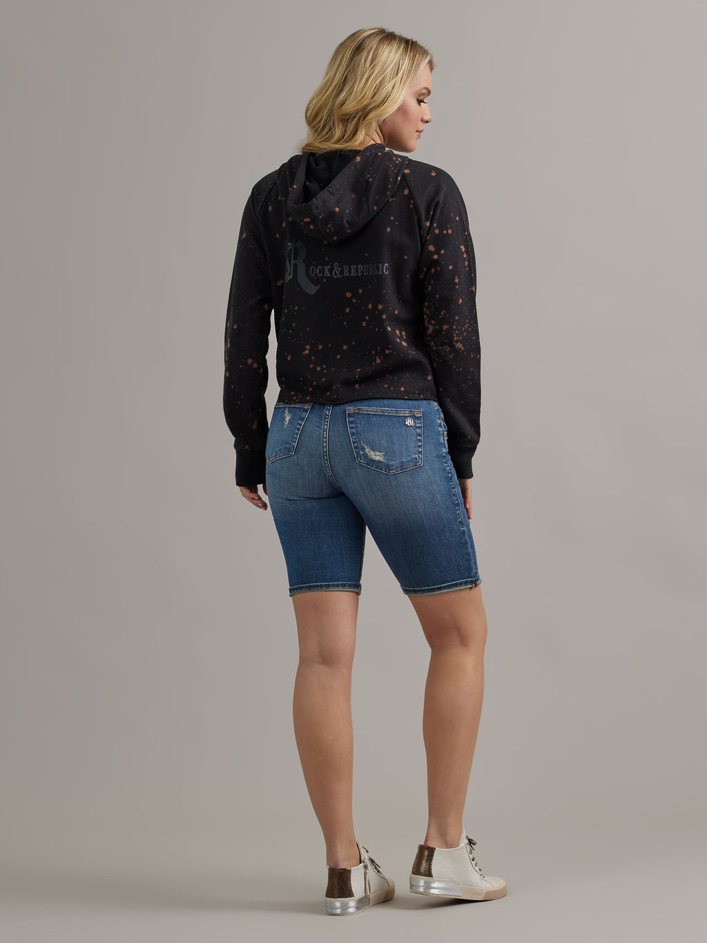 Women's Bleach Splatter Hoodie
