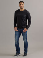 Men's Long Sleeve Monogram Logo Tee