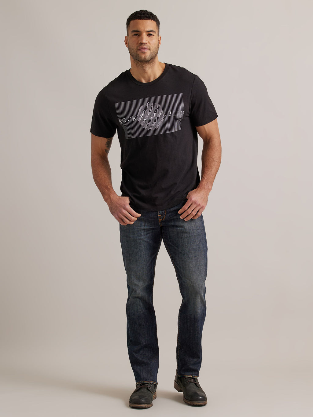 Men's Stripe Box Tee