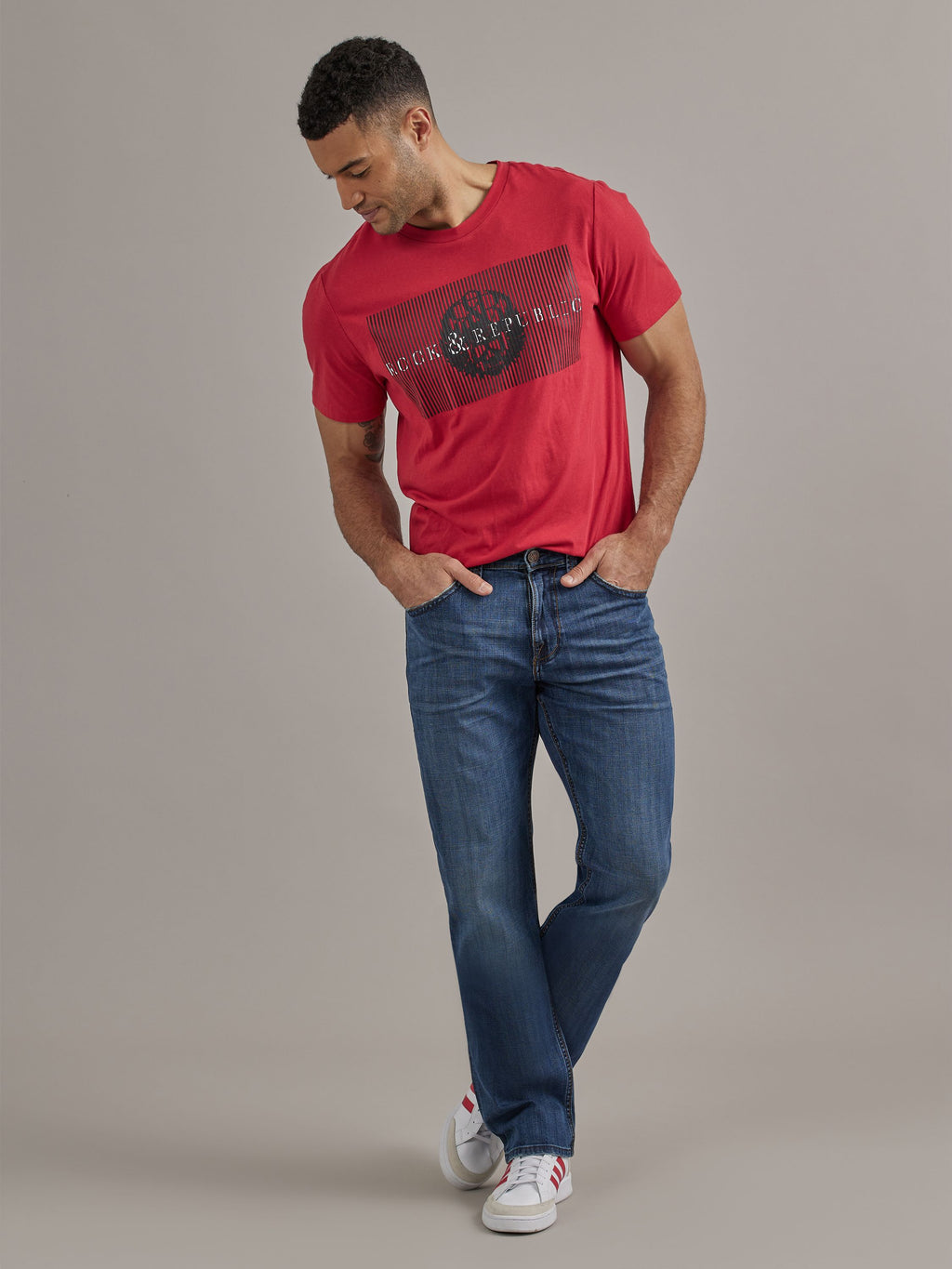 Men's Stripe Box Tee