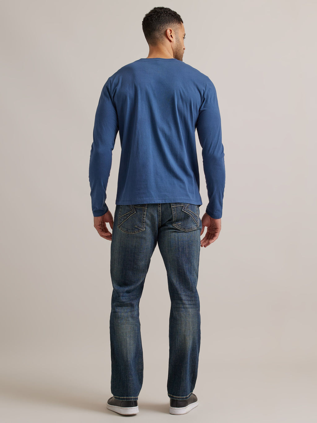 Men's Long Sleeve Skull Tee