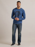 Men's Long Sleeve Skull Tee