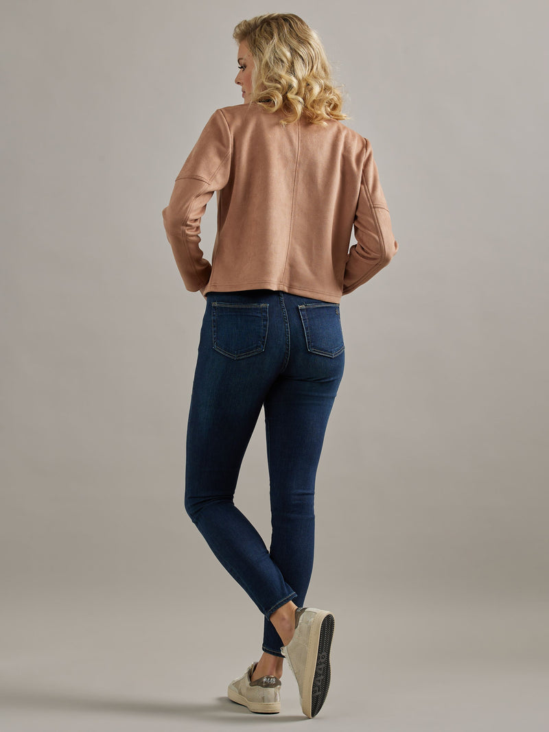Women's Vegan Suede Jacket