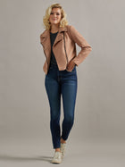 Women's Vegan Suede Jacket