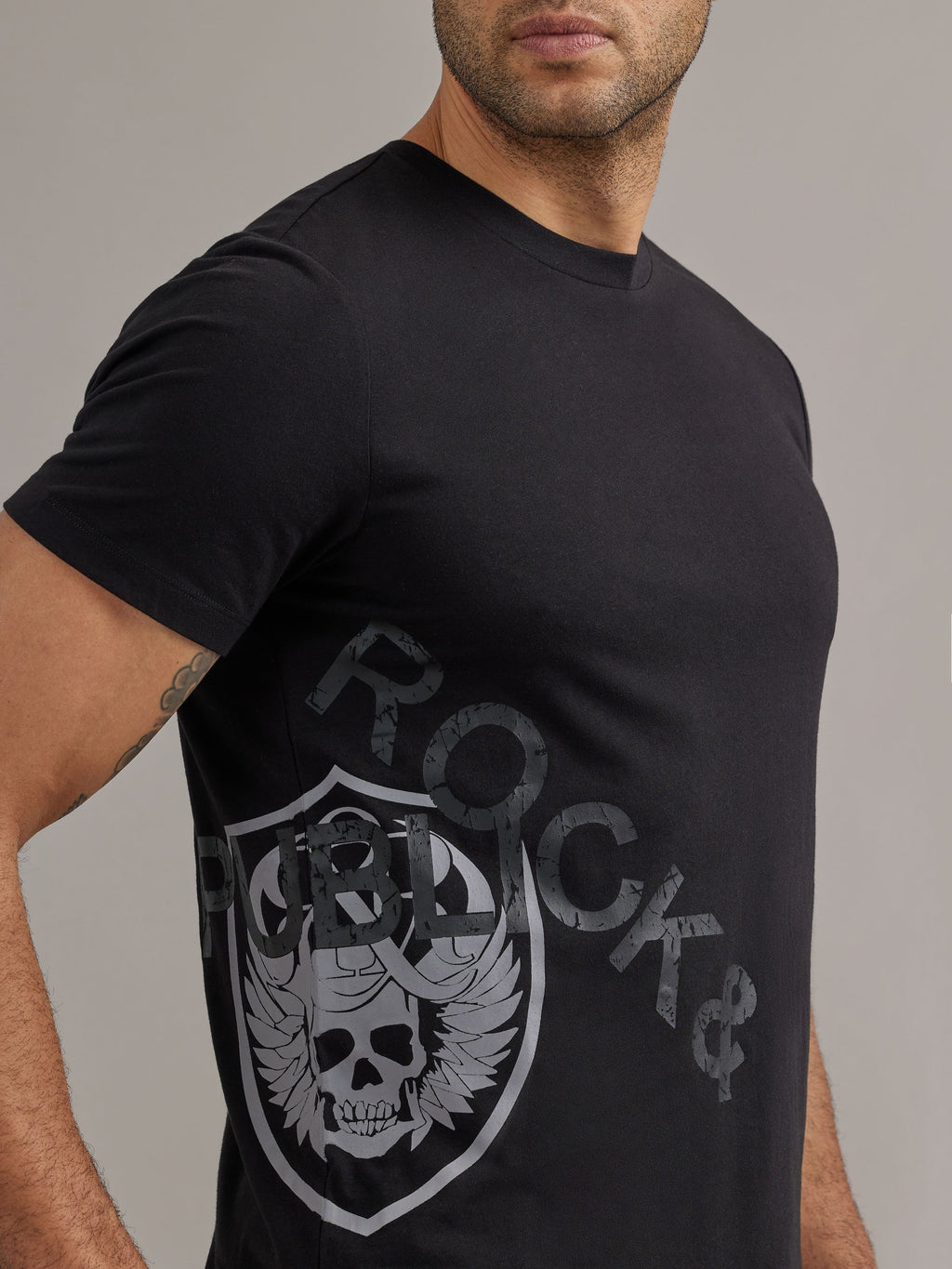 Men's Side Skull Tee