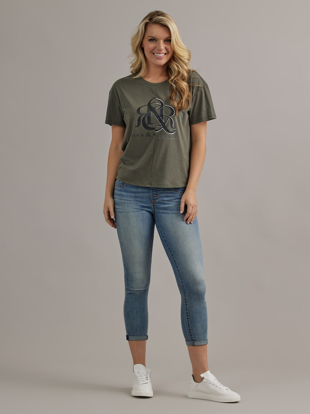Women's Split Logo Oversized Tee