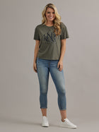 Women's Split Logo Oversized Tee