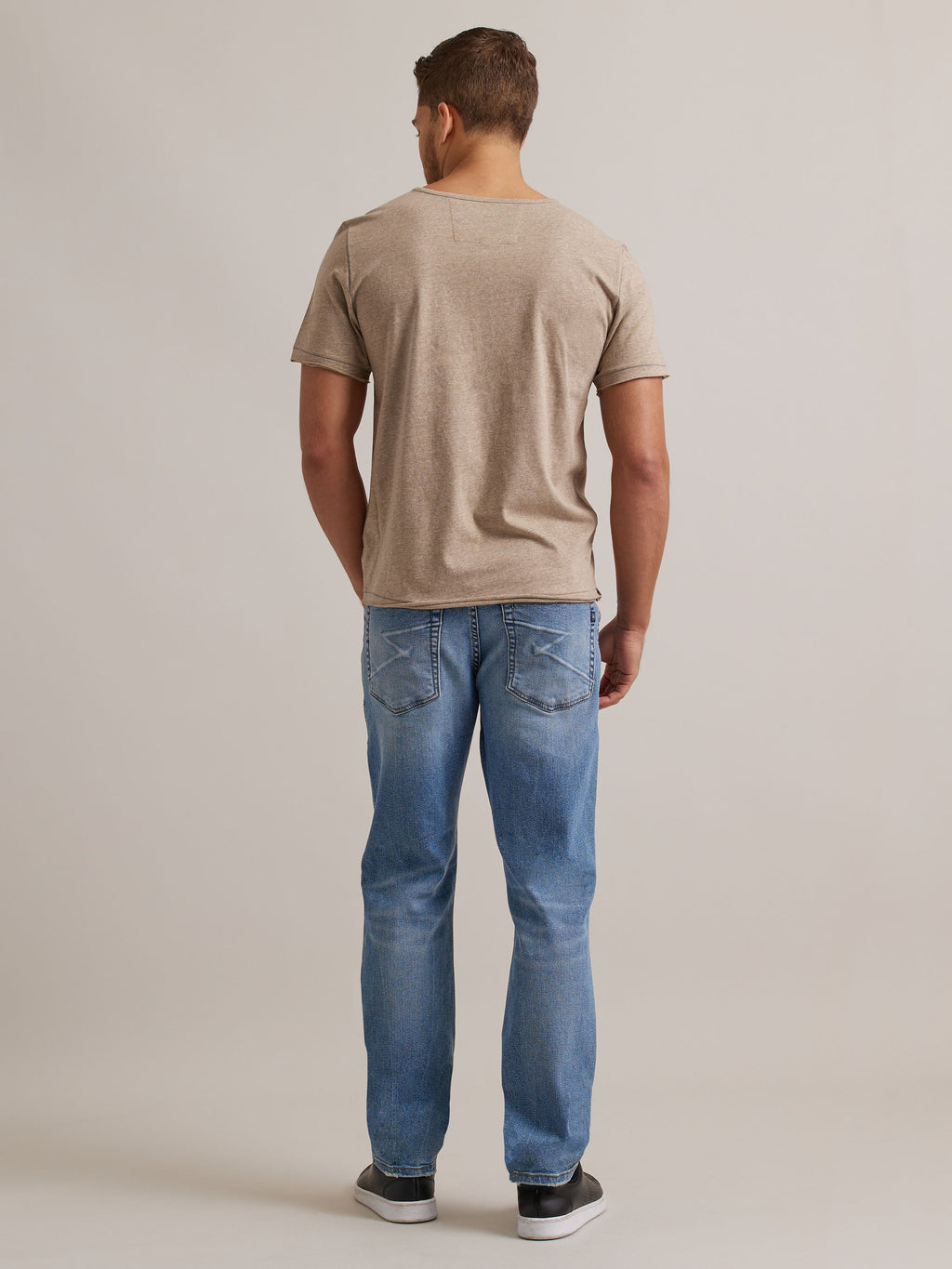 Men's Short Sleeve Henley