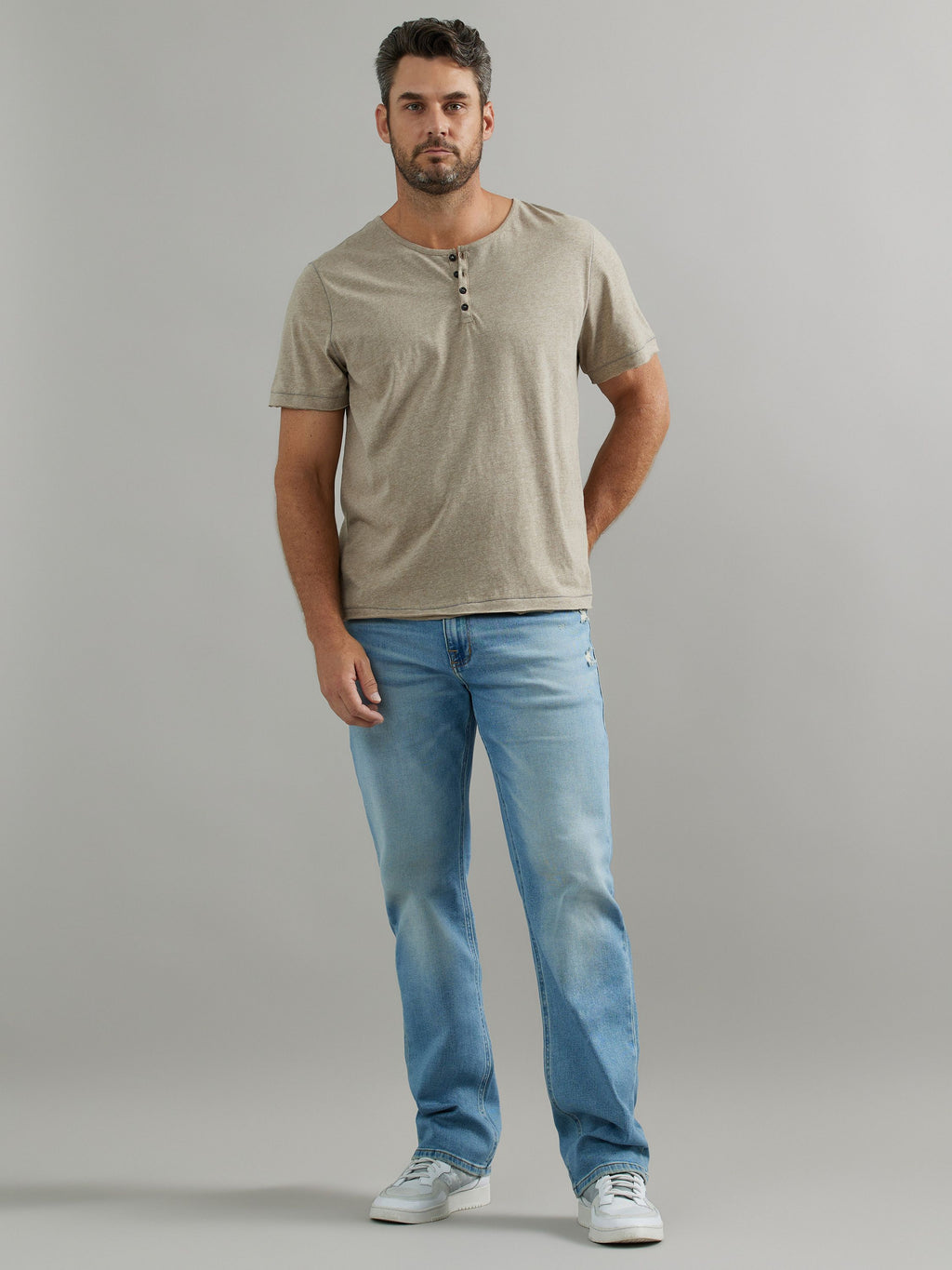 Men's Short Sleeve Henley