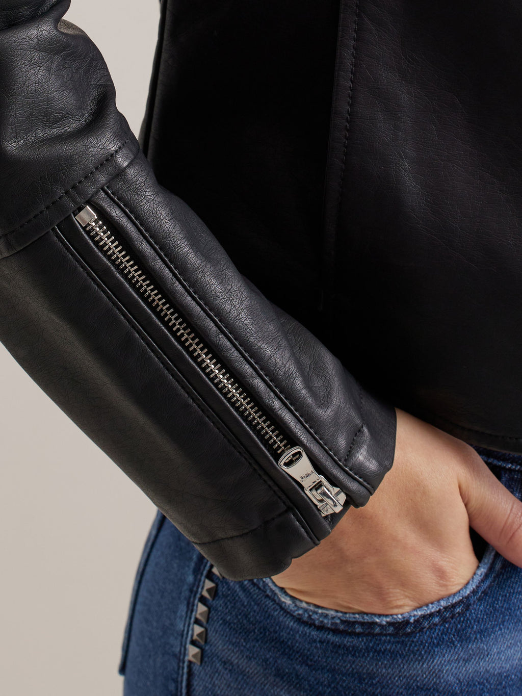 Women's Vegan Leather Jacket