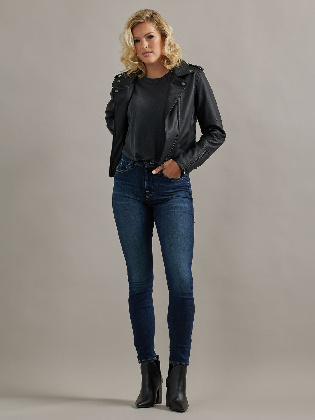 Women's Vegan Leather Jacket