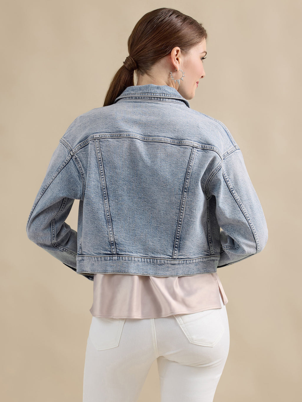Women's Cropped Denim Jacket
