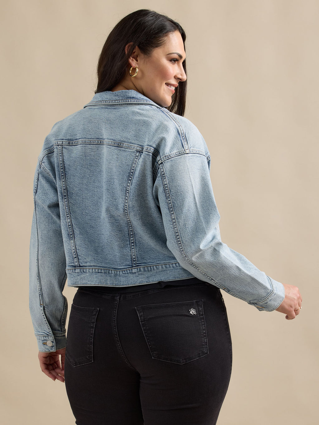 Women's Cropped Denim Jacket