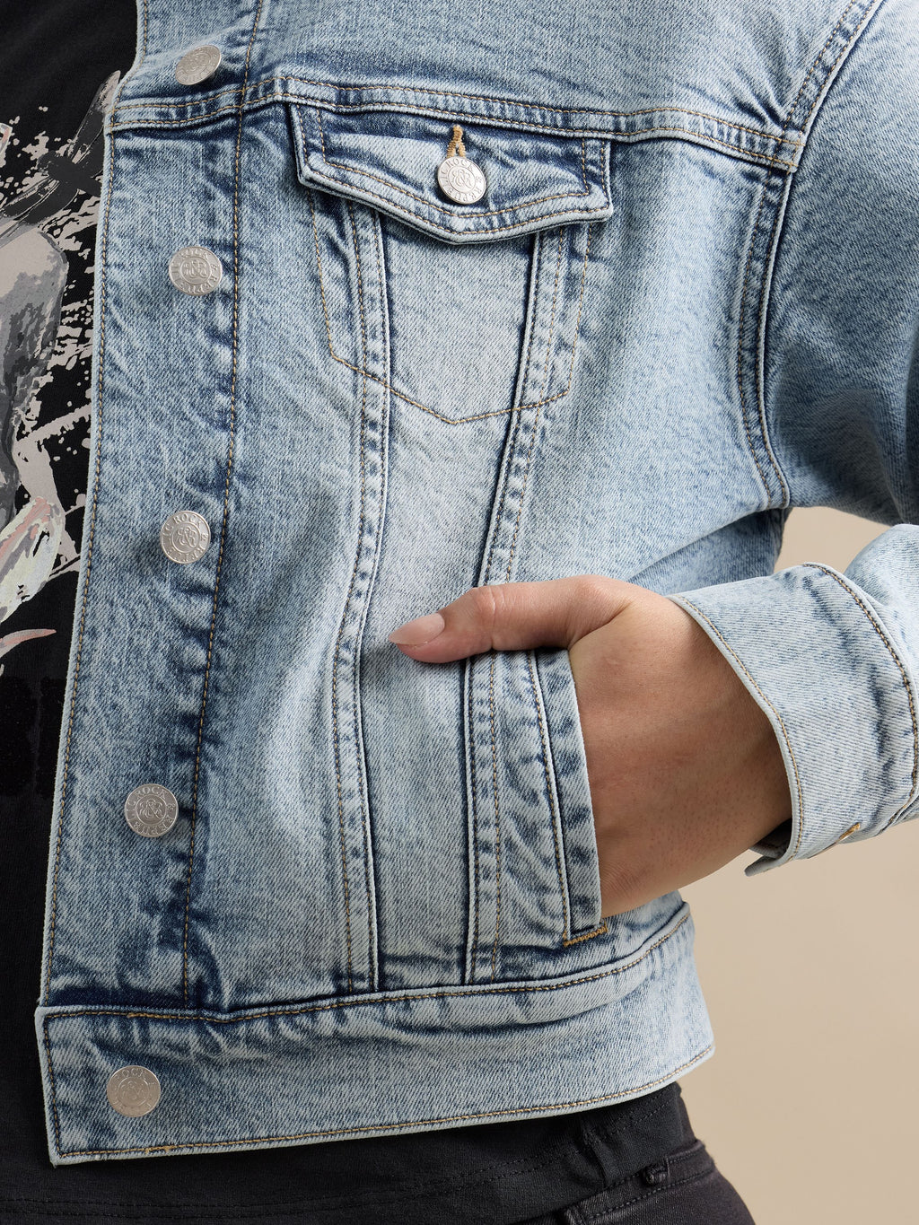 Women's Cropped Denim Jacket