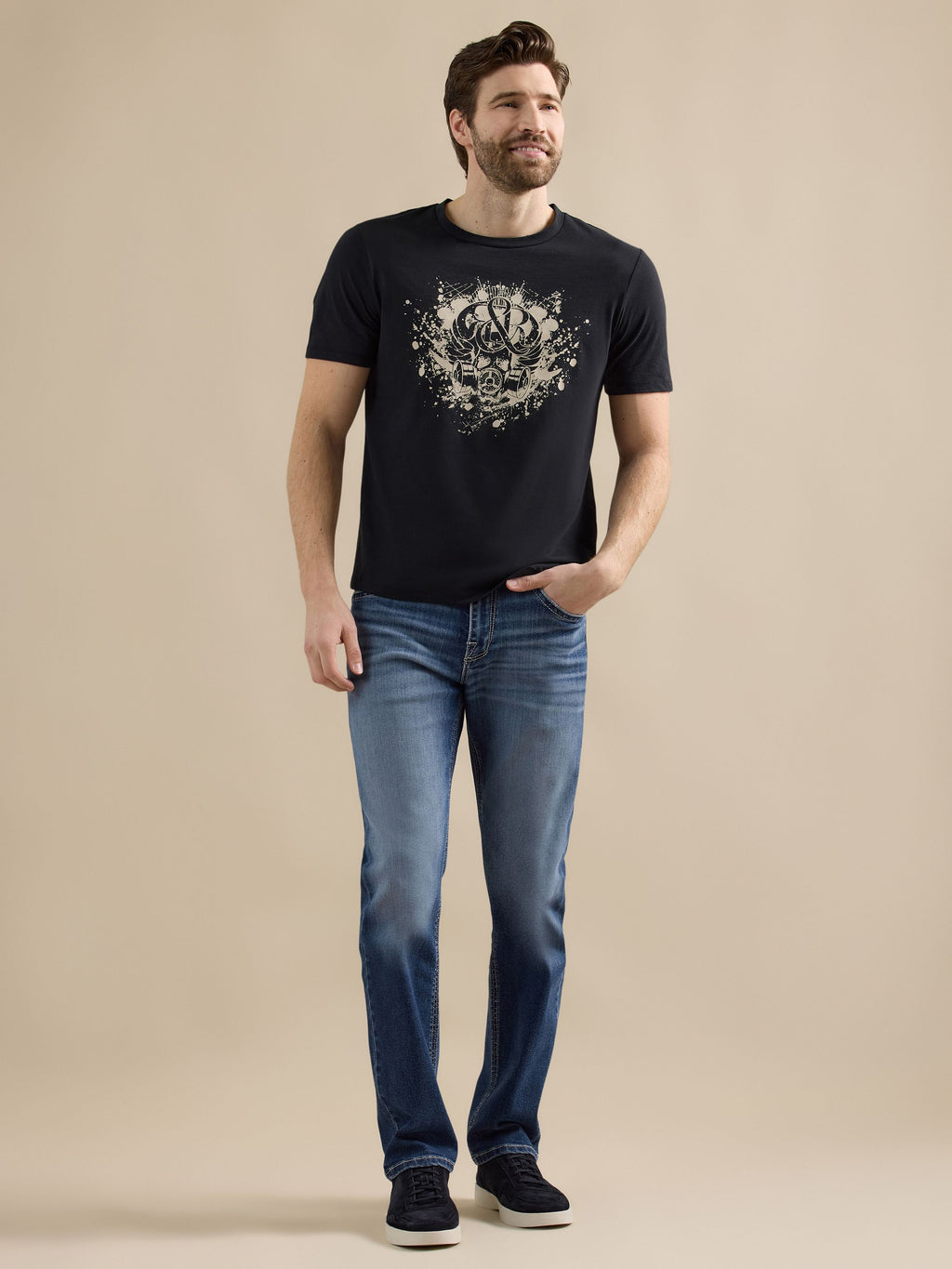 Men's Vintage Skull Tee