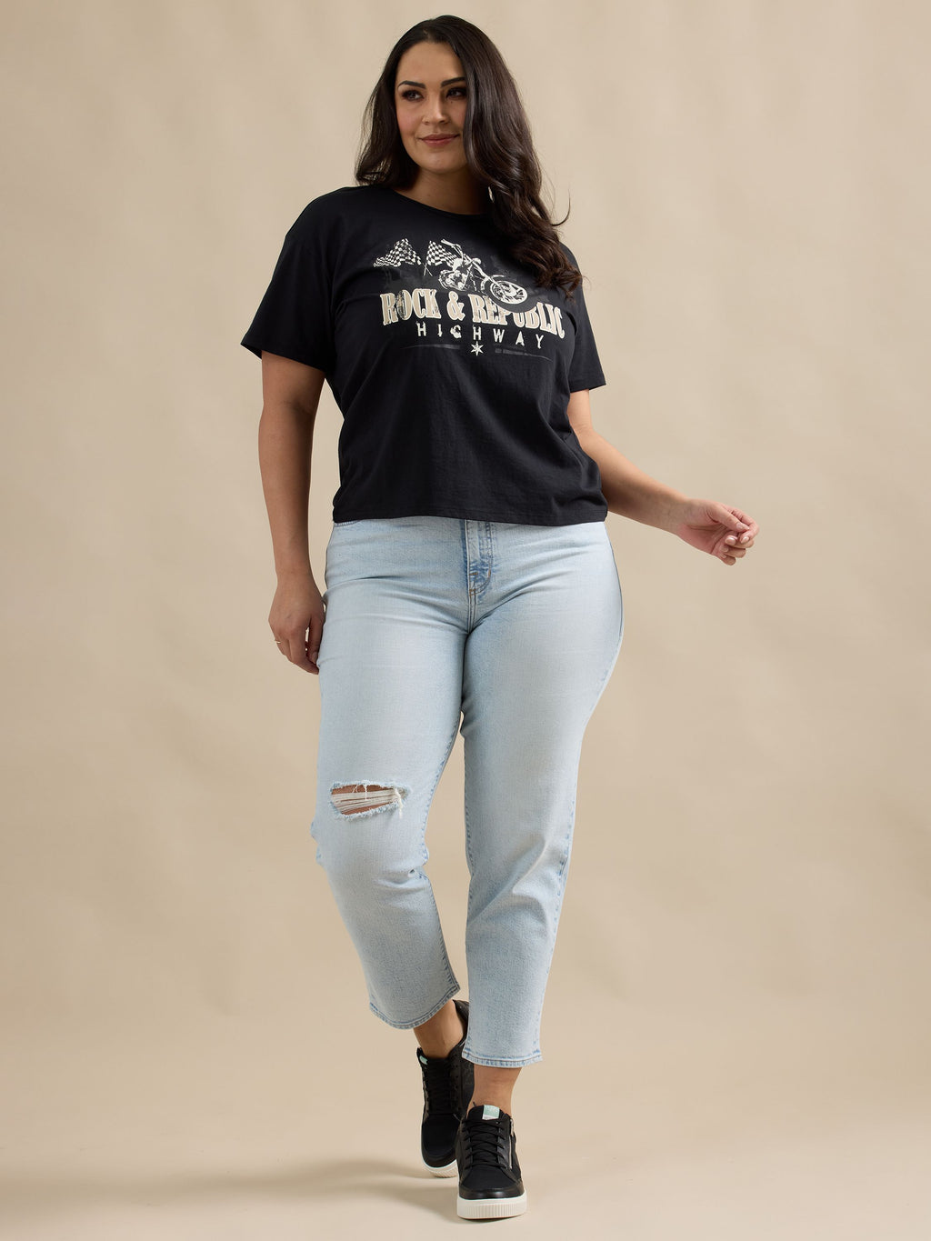 Women's Motorcycle Oversized Tee