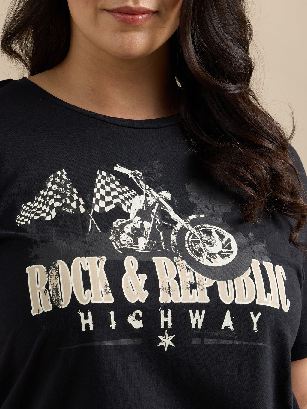 Women's Motorcycle Oversized Tee