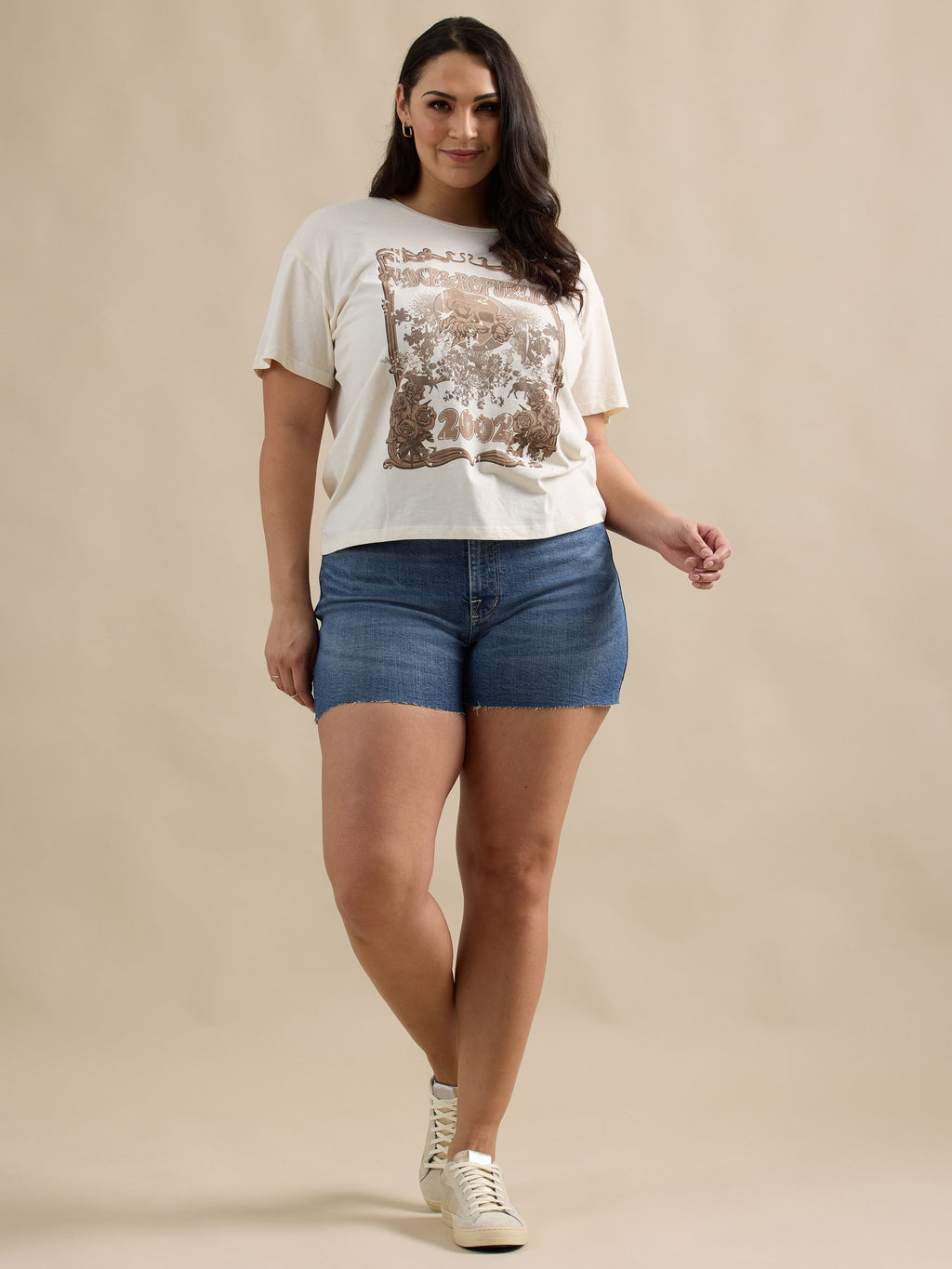 Women's Band Oversized Tee