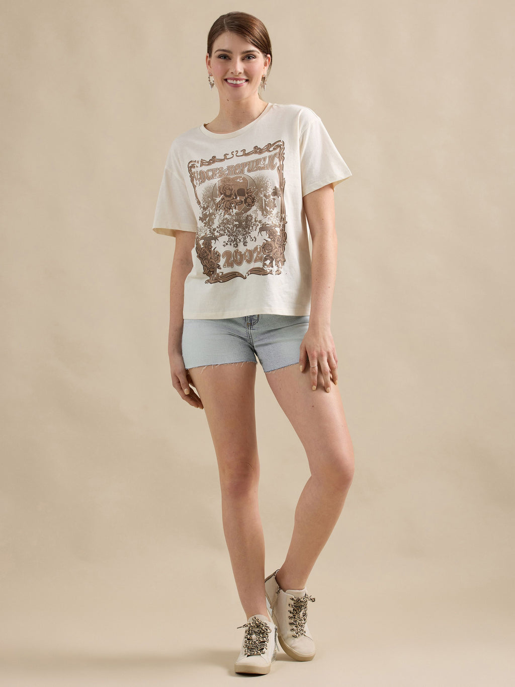Women's Band Oversized Tee