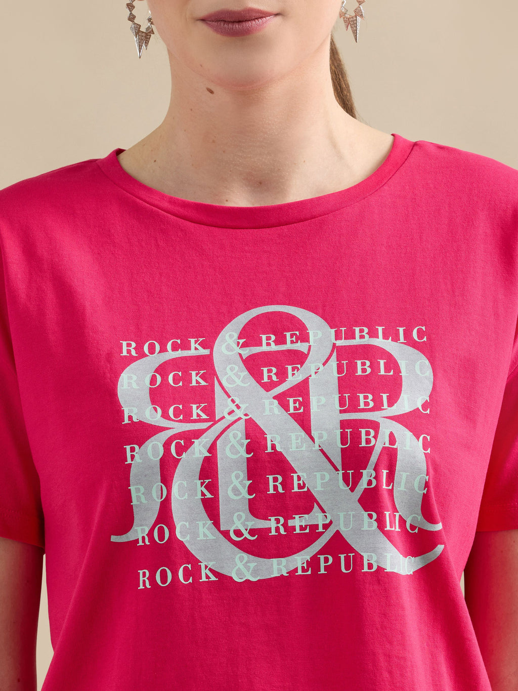 Women's Repeat Logo Boxy Tee