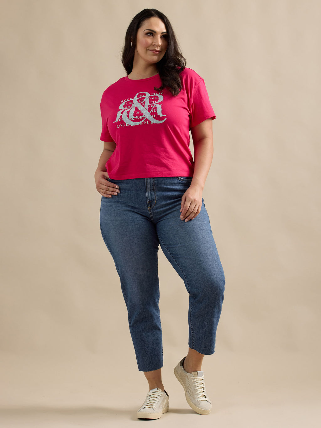 Women's Repeat Logo Boxy Tee