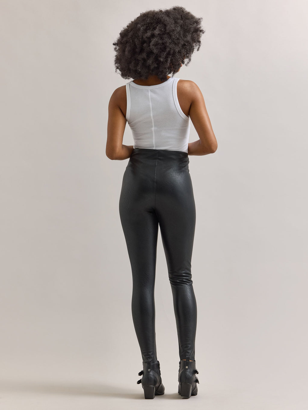 Women's Vegan Leather Legging