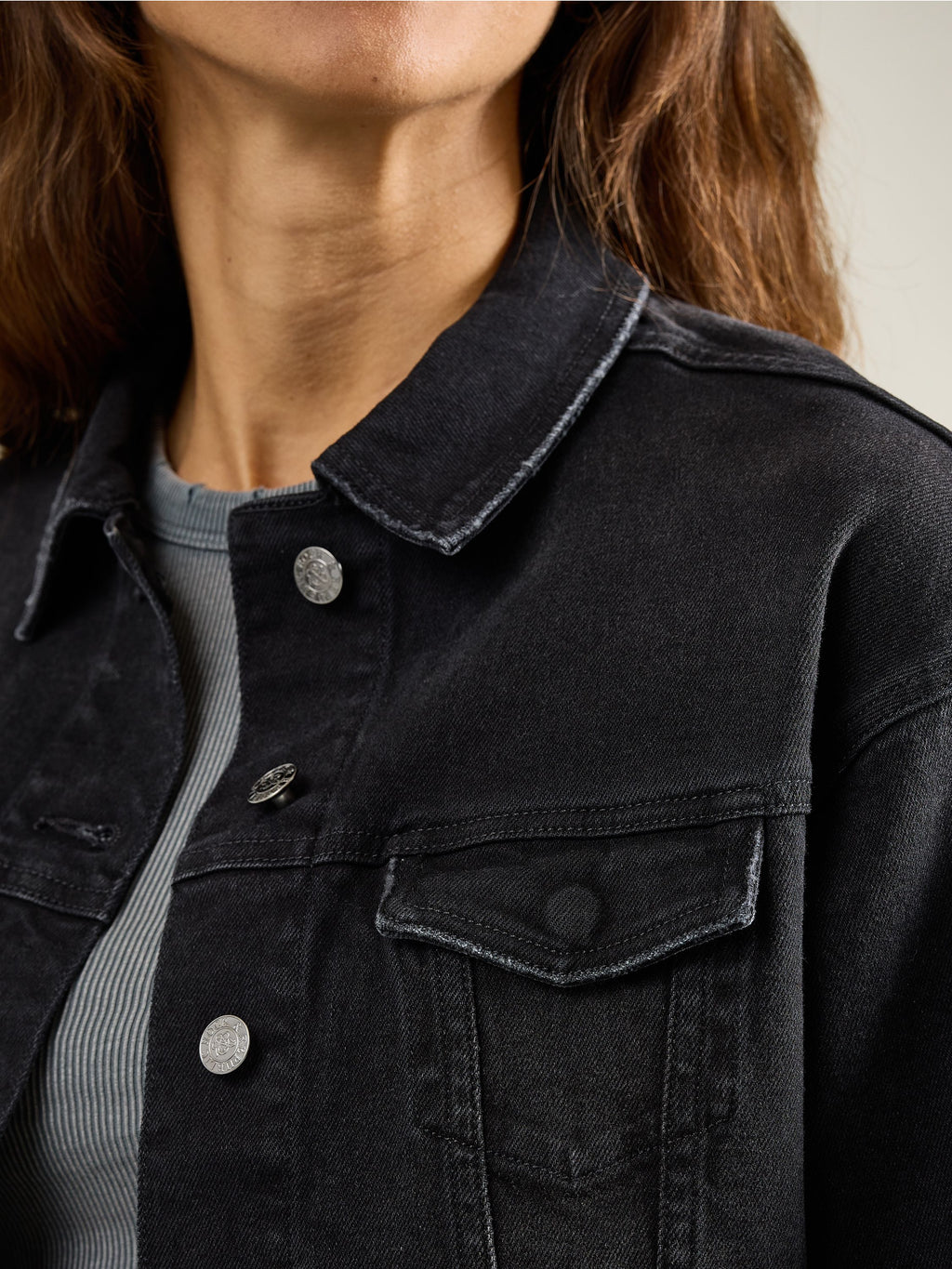 Women's Cropped Denim Jacket