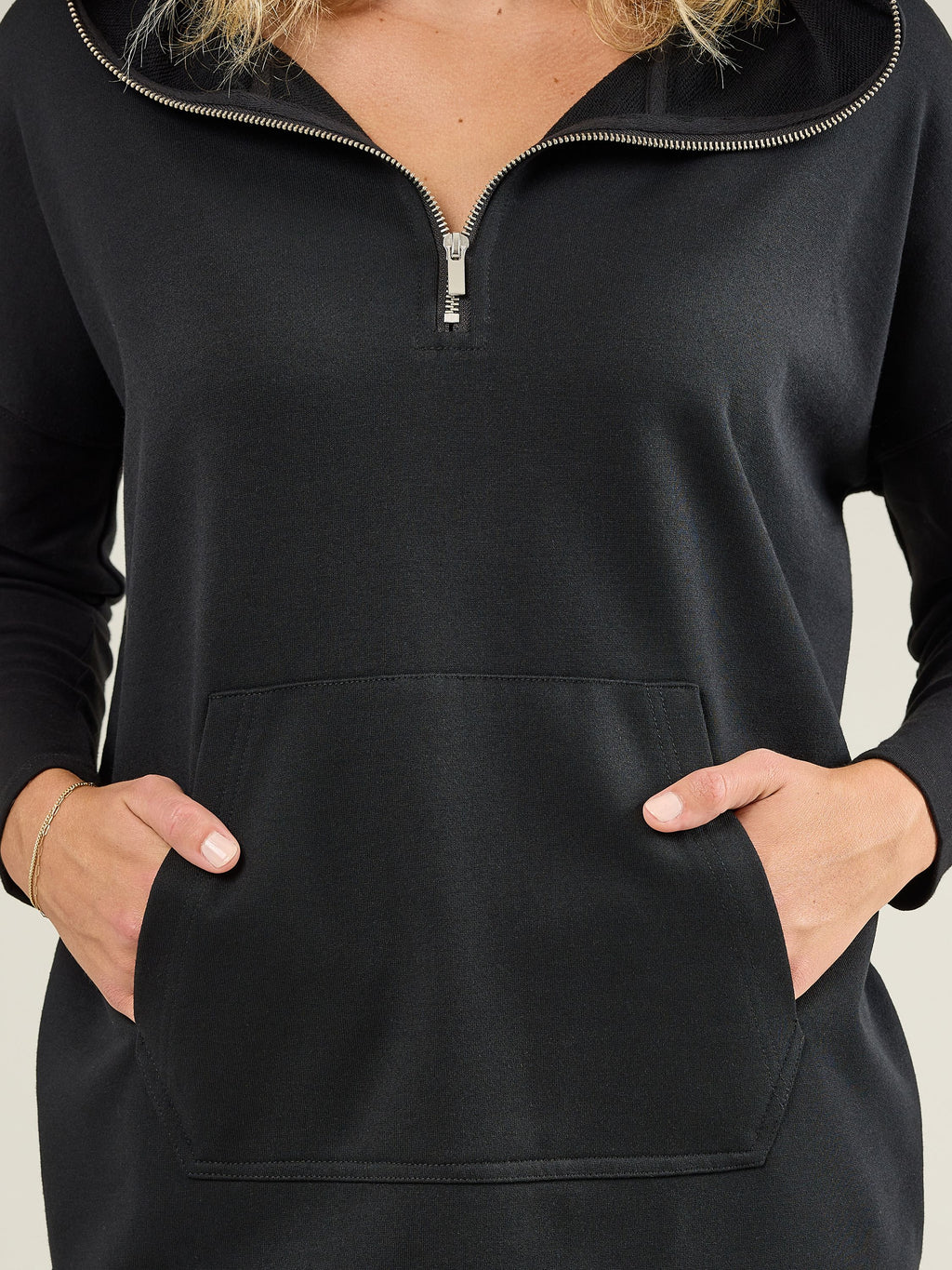 Women's Hooded Sweatshirt Dress