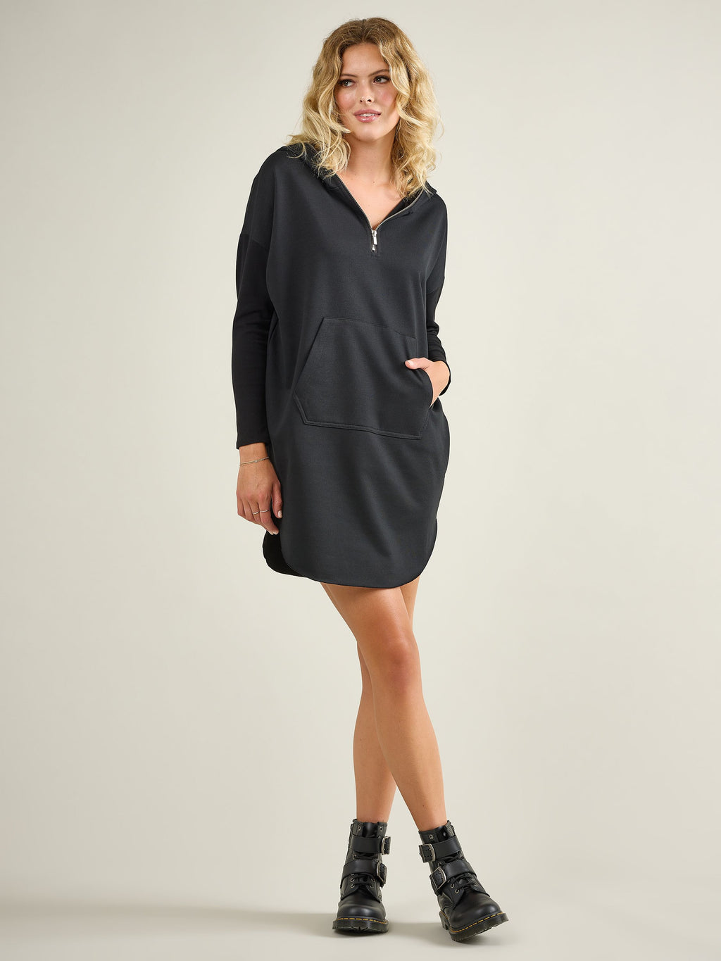 Women's Hooded Sweatshirt Dress