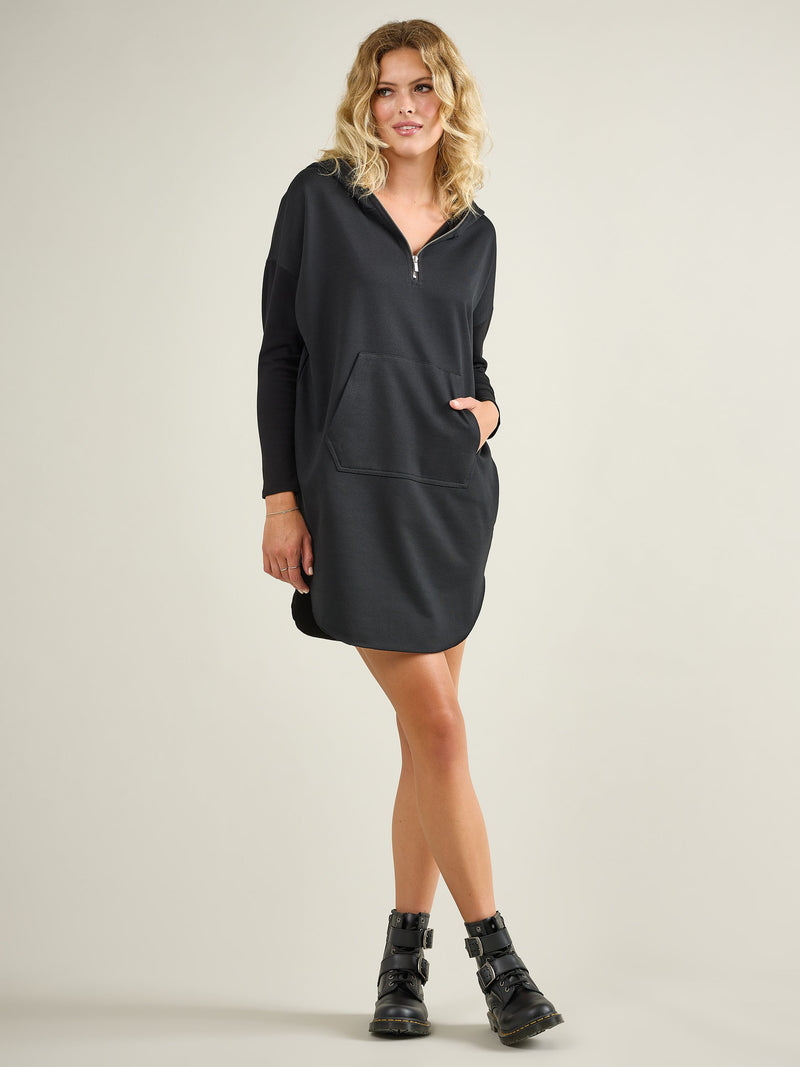 Women's Hooded Sweatshirt Dress